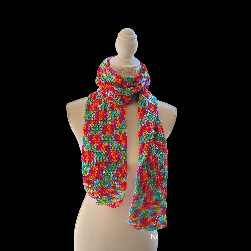 Colorful Knit Scarf
